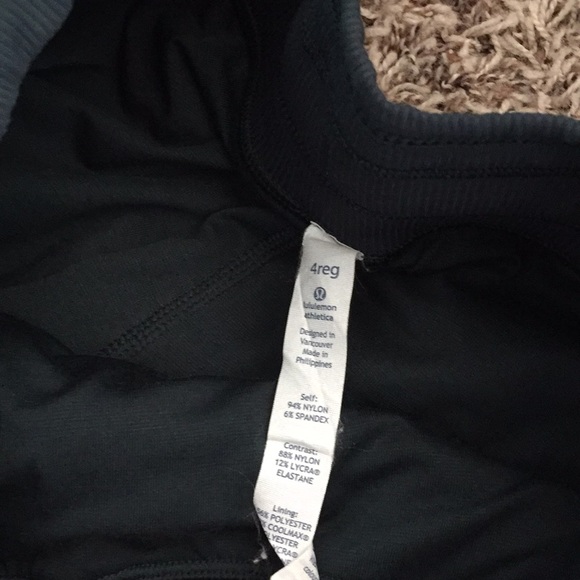 SOLDLululemon lined dance studio pants. Fuel green - Picture 4 of 5